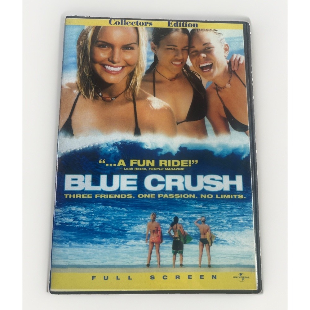Blue Crush DVD Collectors Edition Full Screen Kate Bosworth Michelle Rodriguez